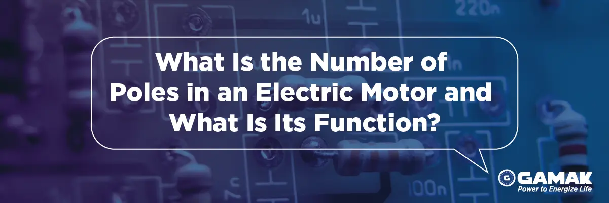 What Is the Number of Poles in an Electric Motor and What Is Its Function?
