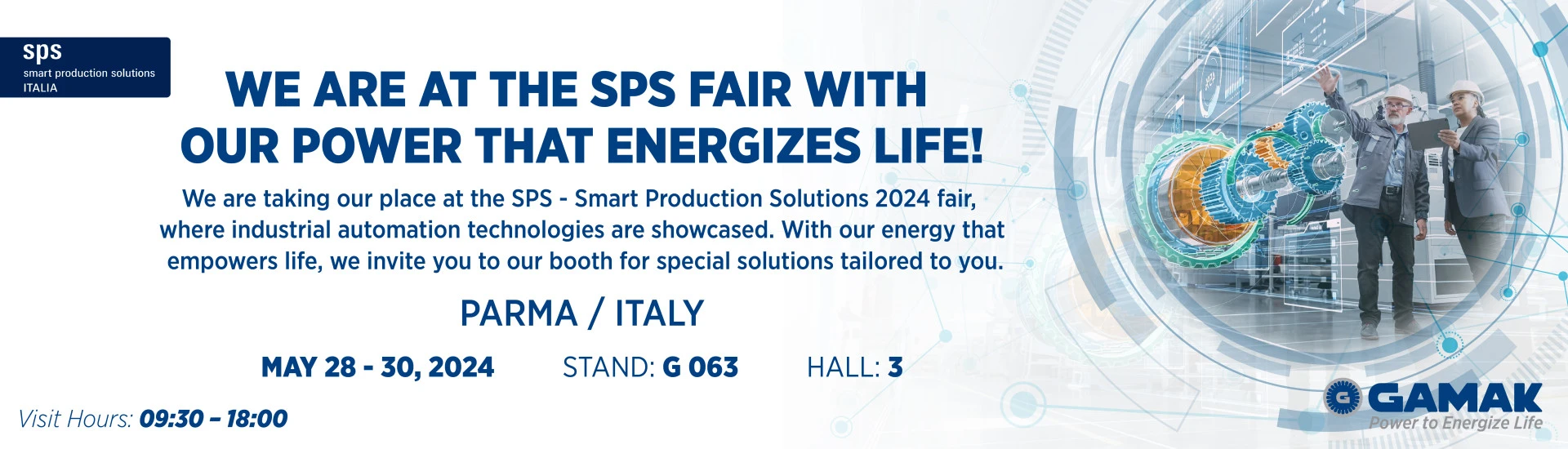 Taking Industrial Automation a Step Further: GAMAK at the SPS Fair in Parma, Italy!